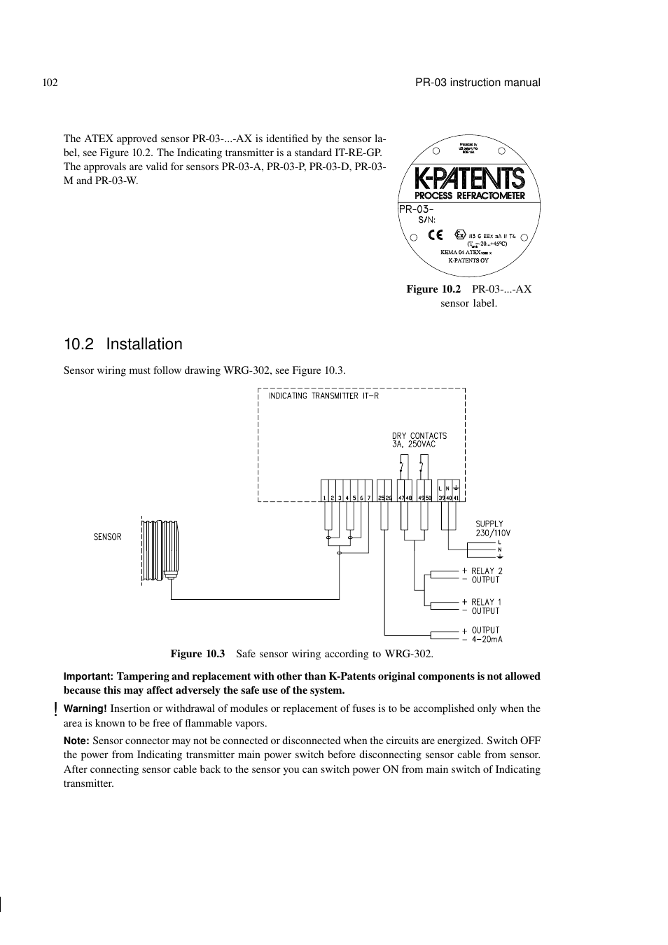 2 installation | K-Patents PR-03 User Manual | Page 108 / 123