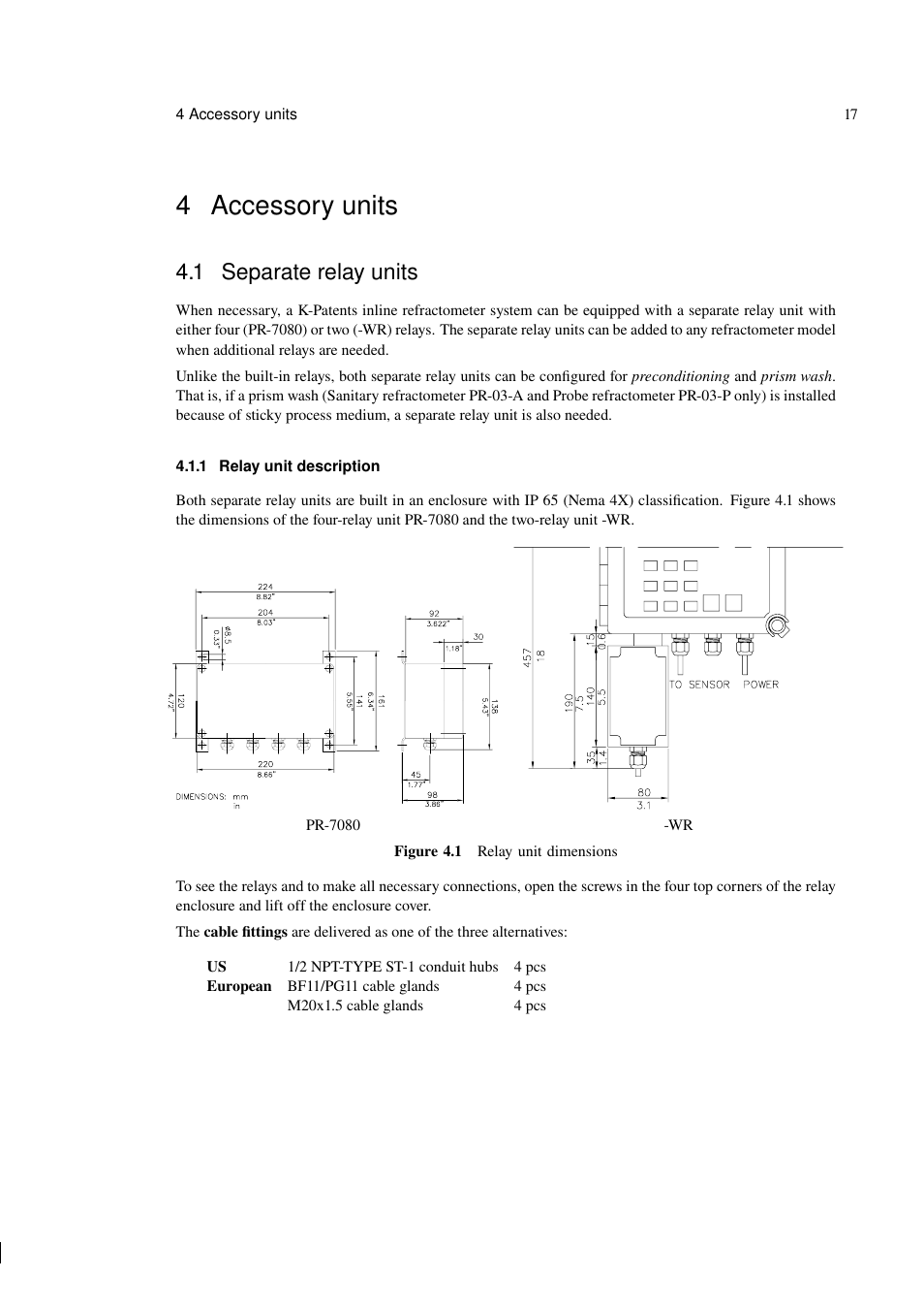 4 accessory units, 1 separate relay units | K-Patents PR-03 User Manual | Page 23 / 123