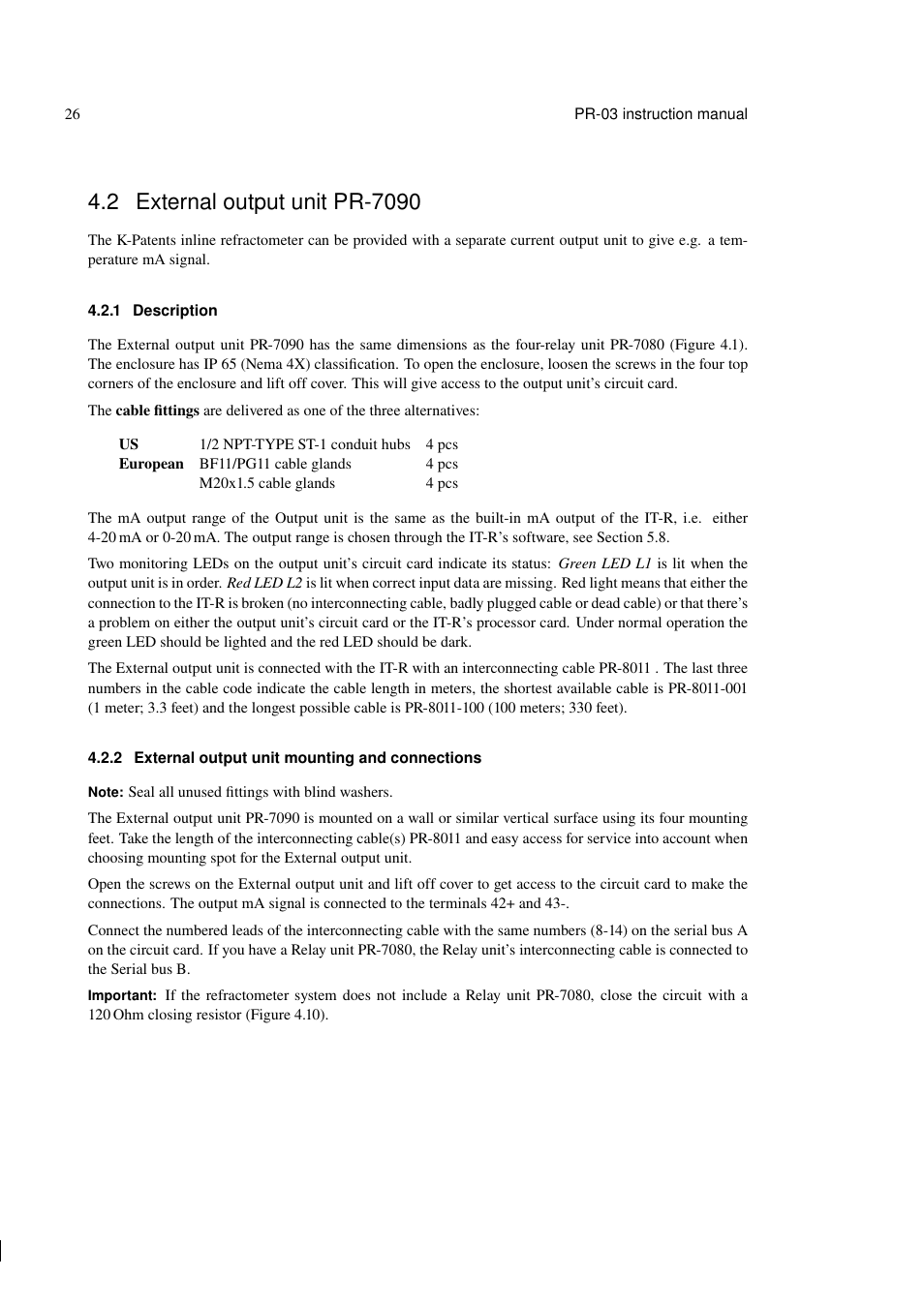 K-Patents PR-03 User Manual | Page 32 / 123