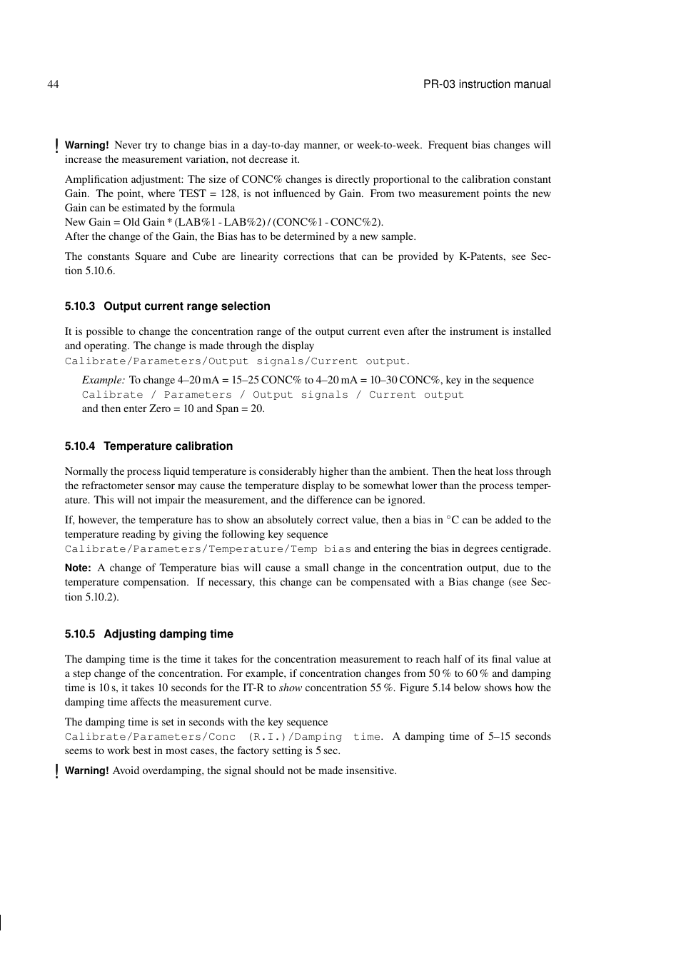 K-Patents PR-03 User Manual | Page 50 / 123