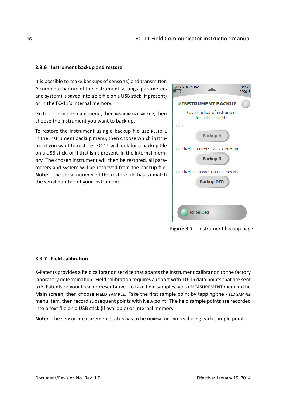 K-Patents FC-11 User Manual | Page 20 / 24