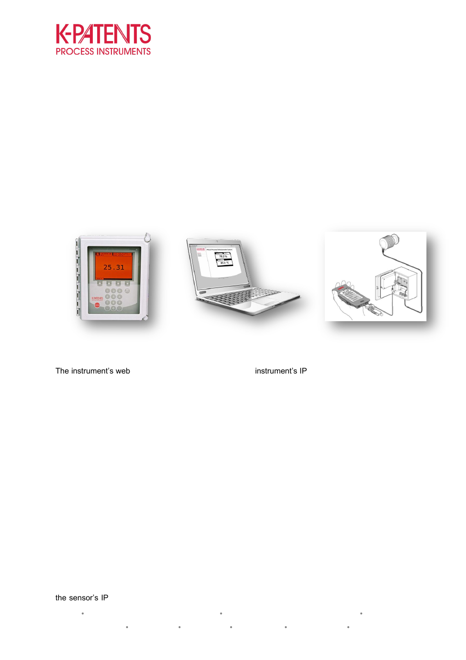 Instrument diagnostics, Instrument connectivity for diagnostics | K-Patents PR-23 Troubleshooting Guide User Manual | Page 2 / 14