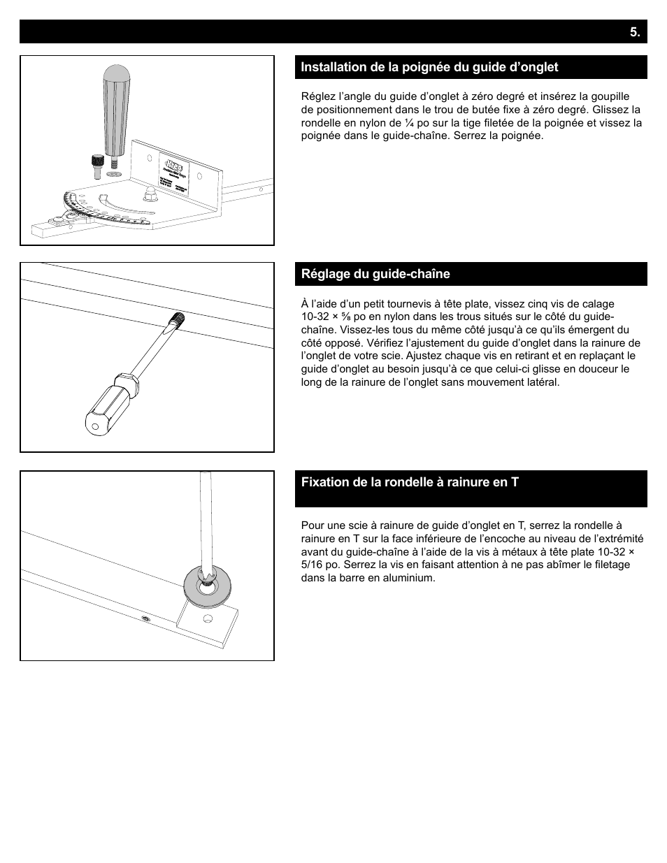 Assemblage : guide d’onglet | Kreg Precision Miter Gauge System User Manual | Page 17 / 36