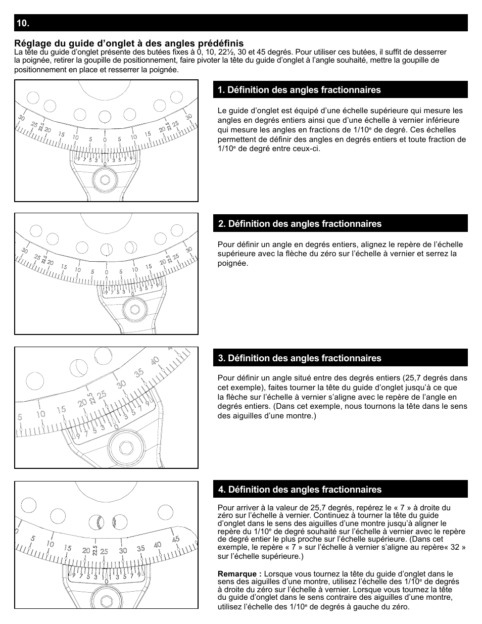 Utilisation du guide d’onglet | Kreg Precision Miter Gauge System User Manual | Page 22 / 36