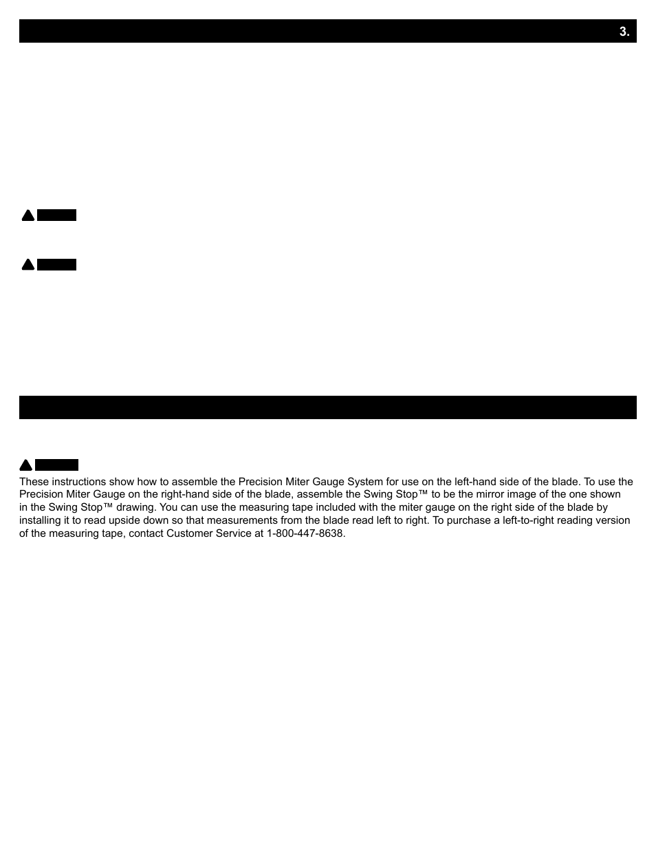 Safety guidelines, Miter gauge assembly | Kreg Precision Miter Gauge System User Manual | Page 3 / 36