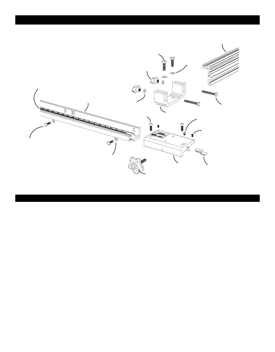 Schéma des pièces du guide de scie à ruban, Assemblage | Kreg Precision Band Saw Fence User Manual | Page 16 / 36