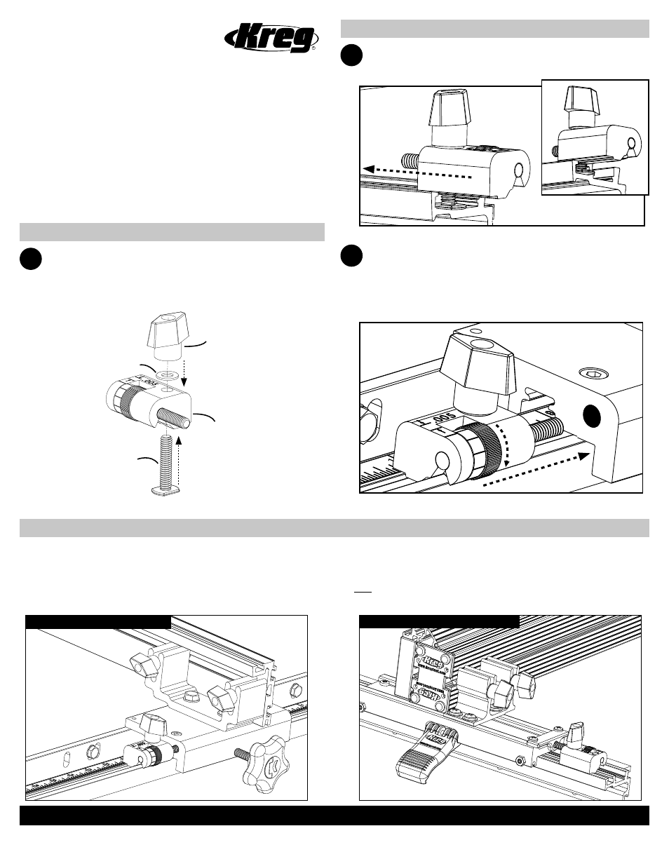 Kreg KMS7215 Micro Adjuster User Manual | 1 page