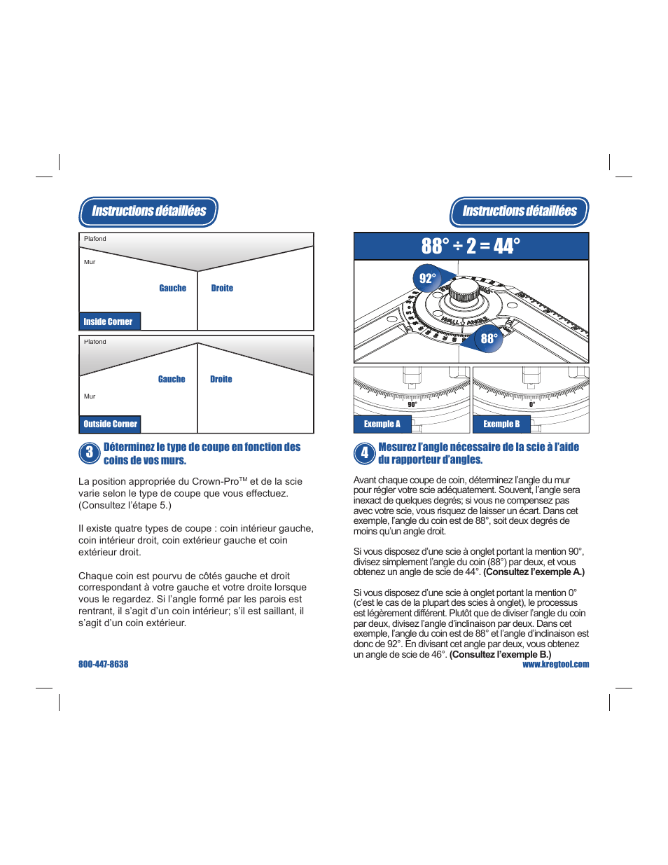 Instructions détaillées | Kreg Crown-Pro User Manual | Page 10 / 17