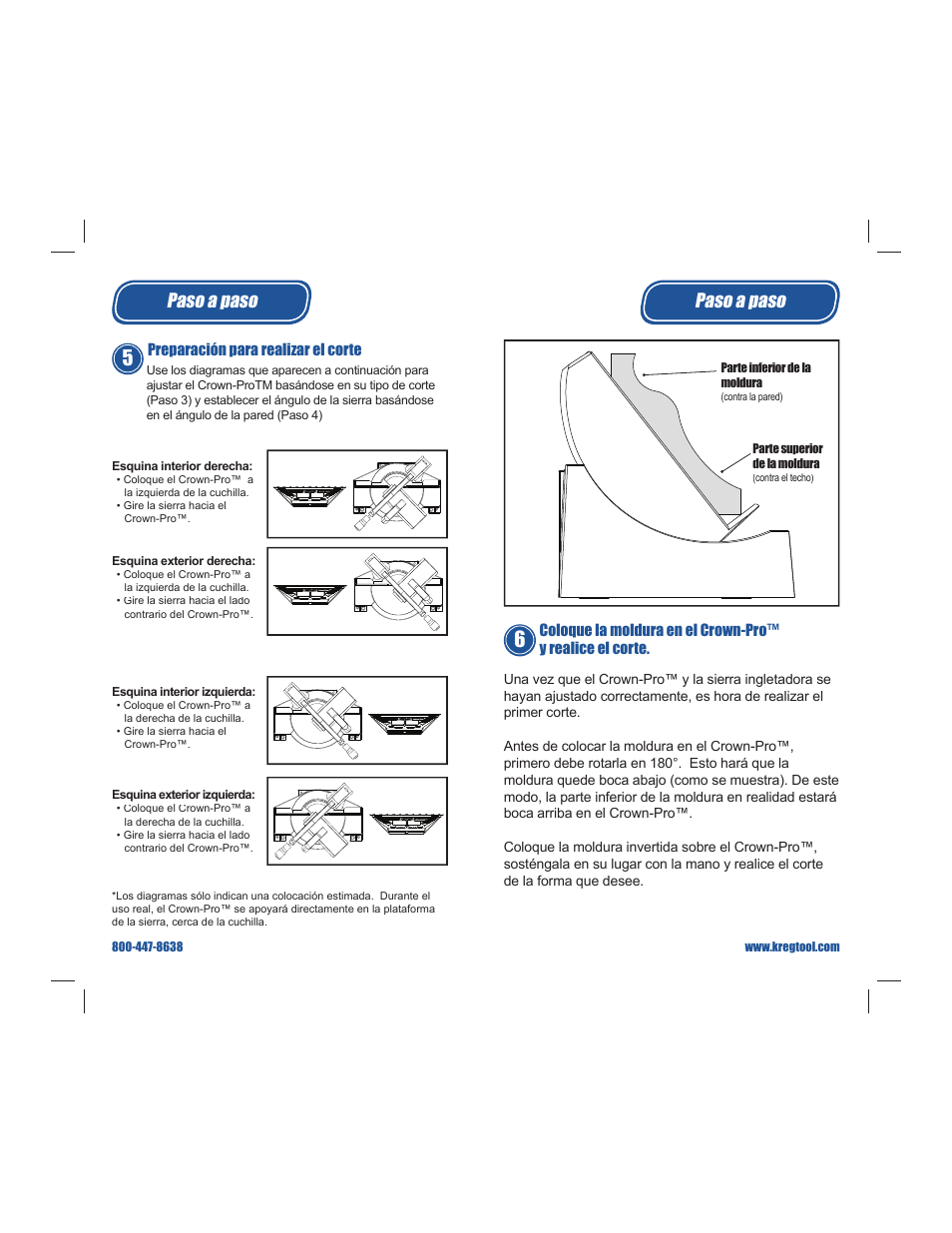Paso a paso | Kreg Crown-Pro User Manual | Page 16 / 17