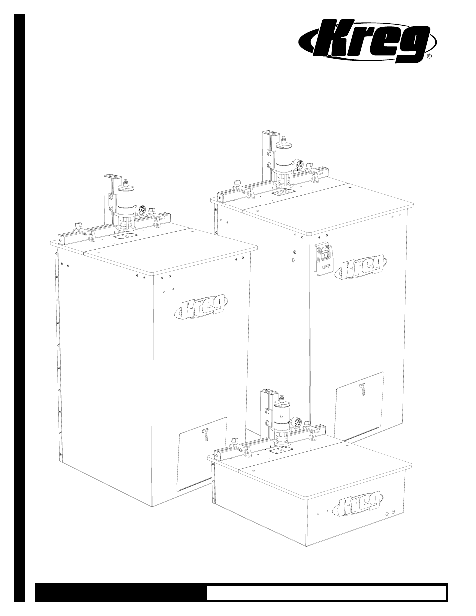 Kreg DK1100 Single-Spindle Electric Pocket-Hole Machine User Manual | 24 pages