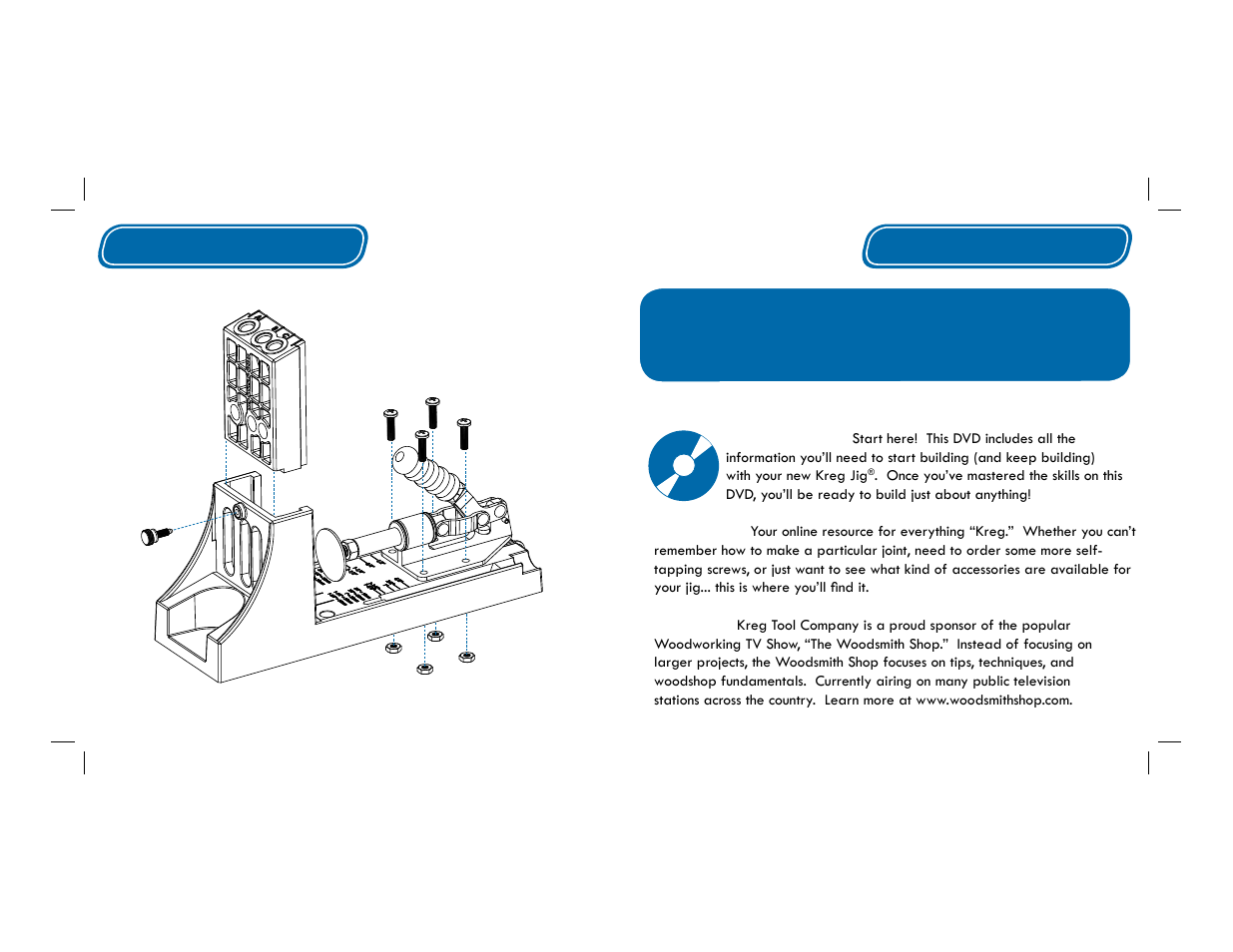 Introduction assembly | Kreg Jig K4 User Manual | Page 2 / 27