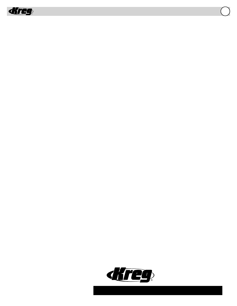 Safety guidelines | Kreg KFT4X8 Face-Framing Table User Manual | Page 3 / 12