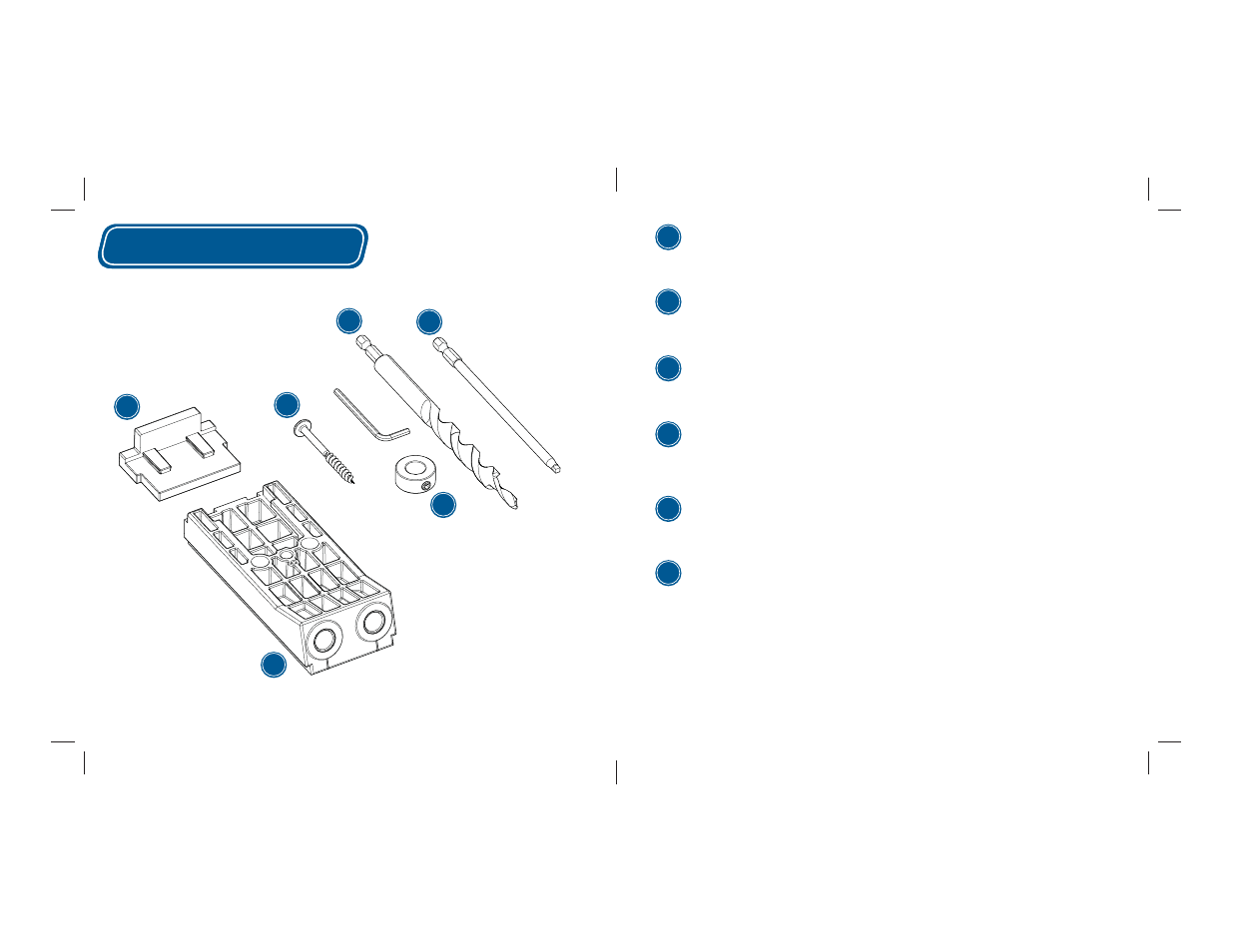 Pièces | Kreg Jig HD User Manual | Page 11 / 29