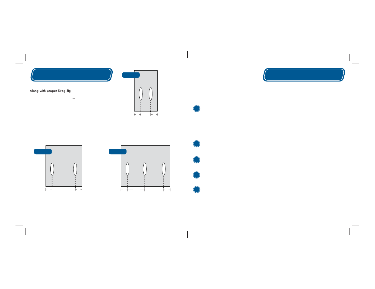 Pocket-hole placement, Drilling pocket-holes | Kreg Jig HD User Manual | Page 6 / 29
