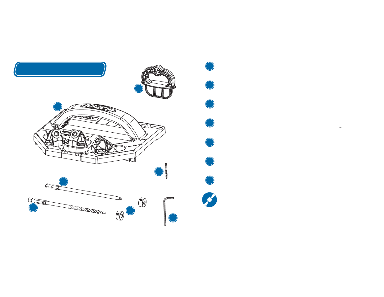 Parts, Kreg deck jig | Kreg Deck Jig User Manual | Page 3 / 9