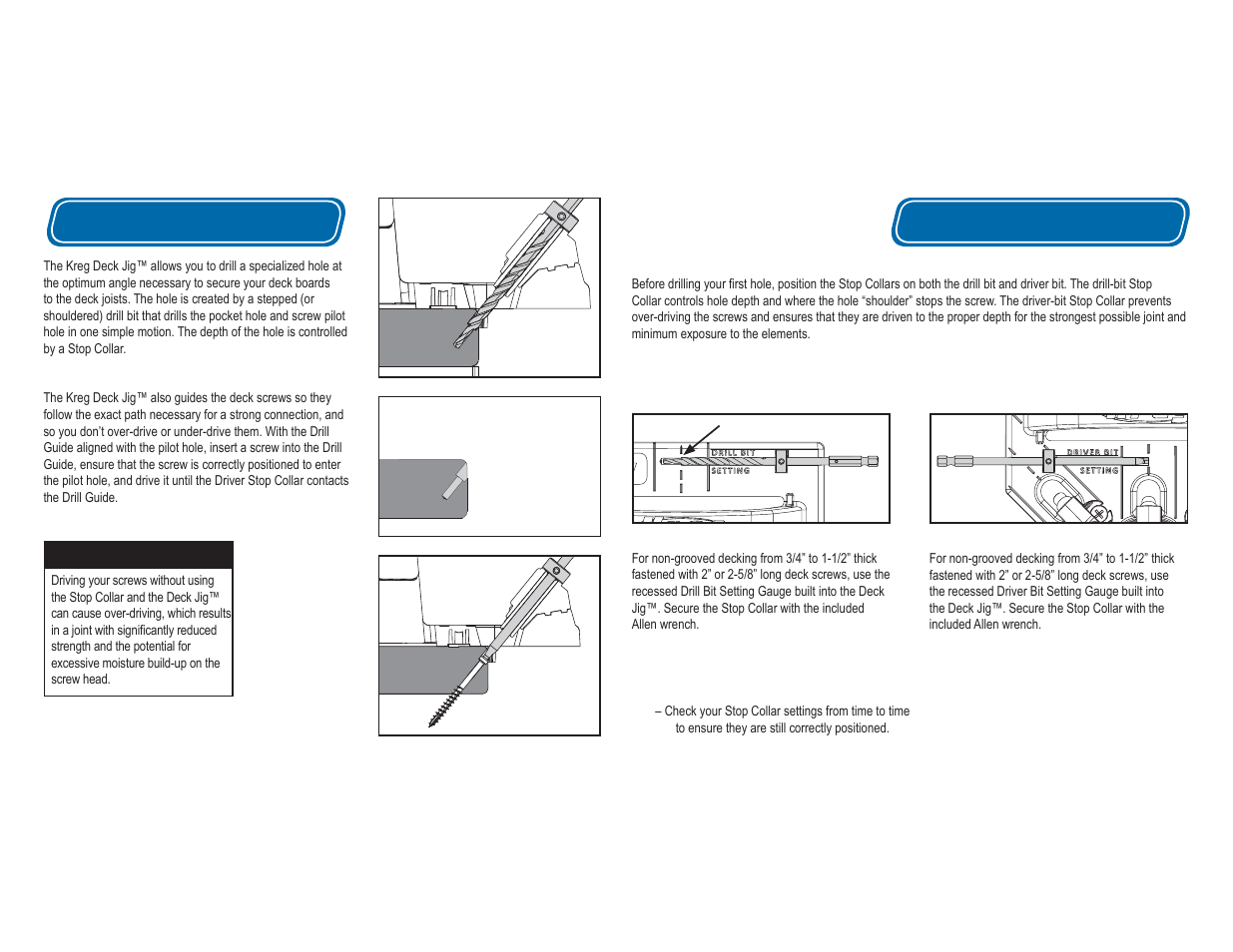 How it works operation | Kreg Deck Jig User Manual | Page 4 / 9