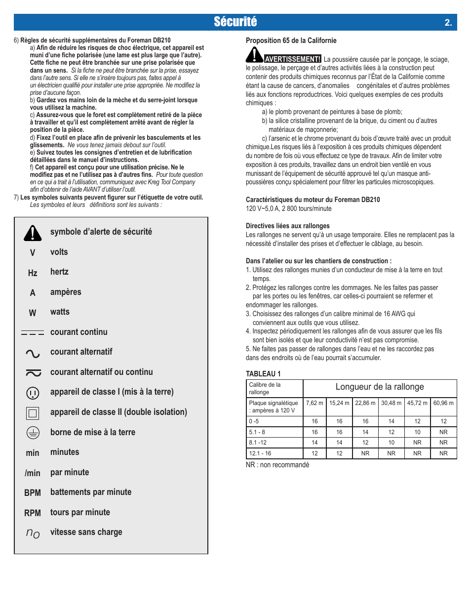 English | Kreg DB210 Foreman Pocket-Hole Machine User Manual | Page 17 / 44