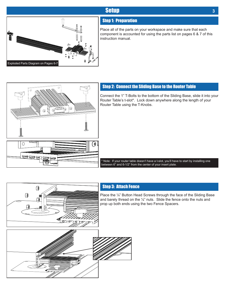 Setup | Kreg PRS1200 Precision Beaded Face-Frame System User Manual | Page 3 / 12
