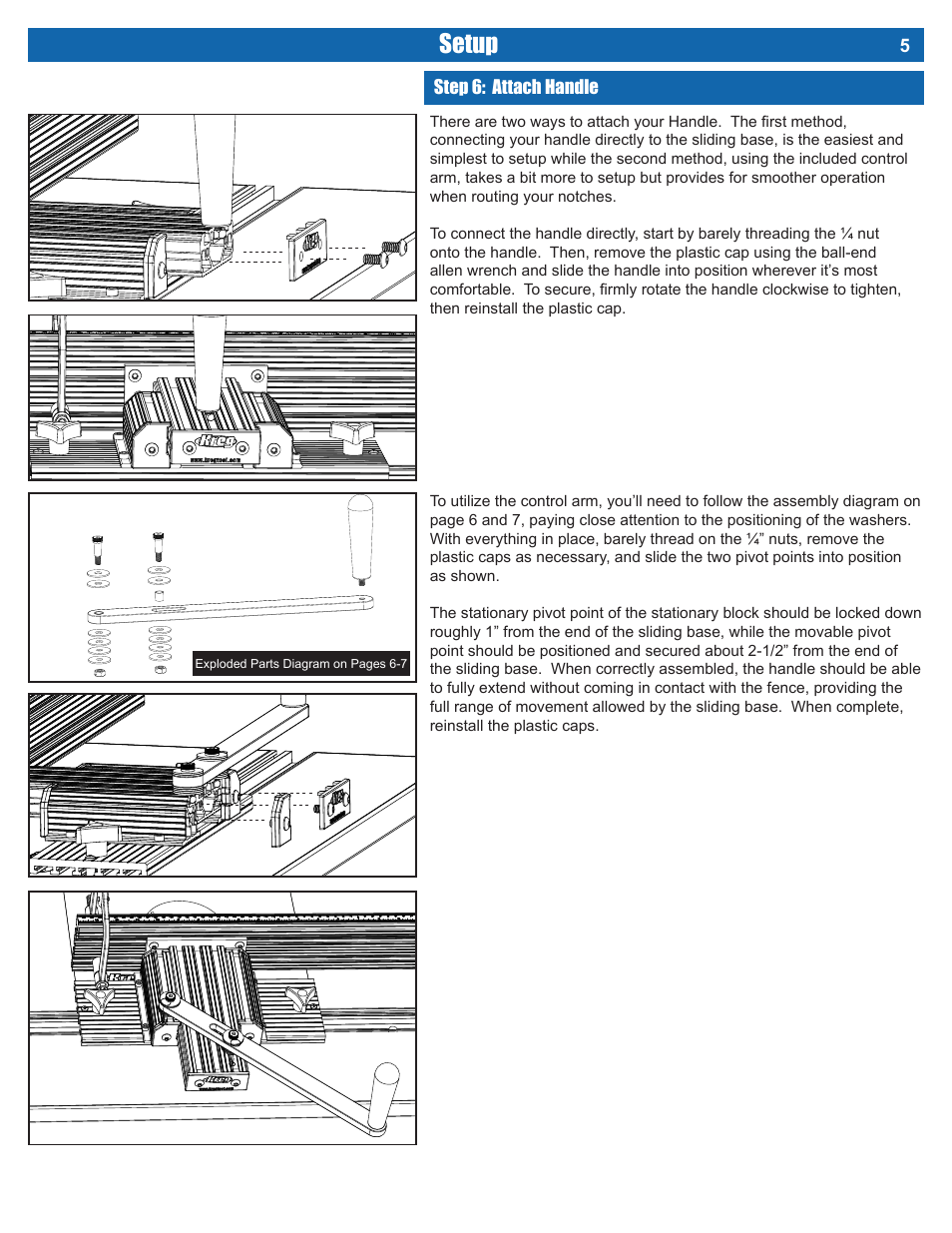 Setup | Kreg PRS1200 Precision Beaded Face-Frame System User Manual | Page 5 / 12