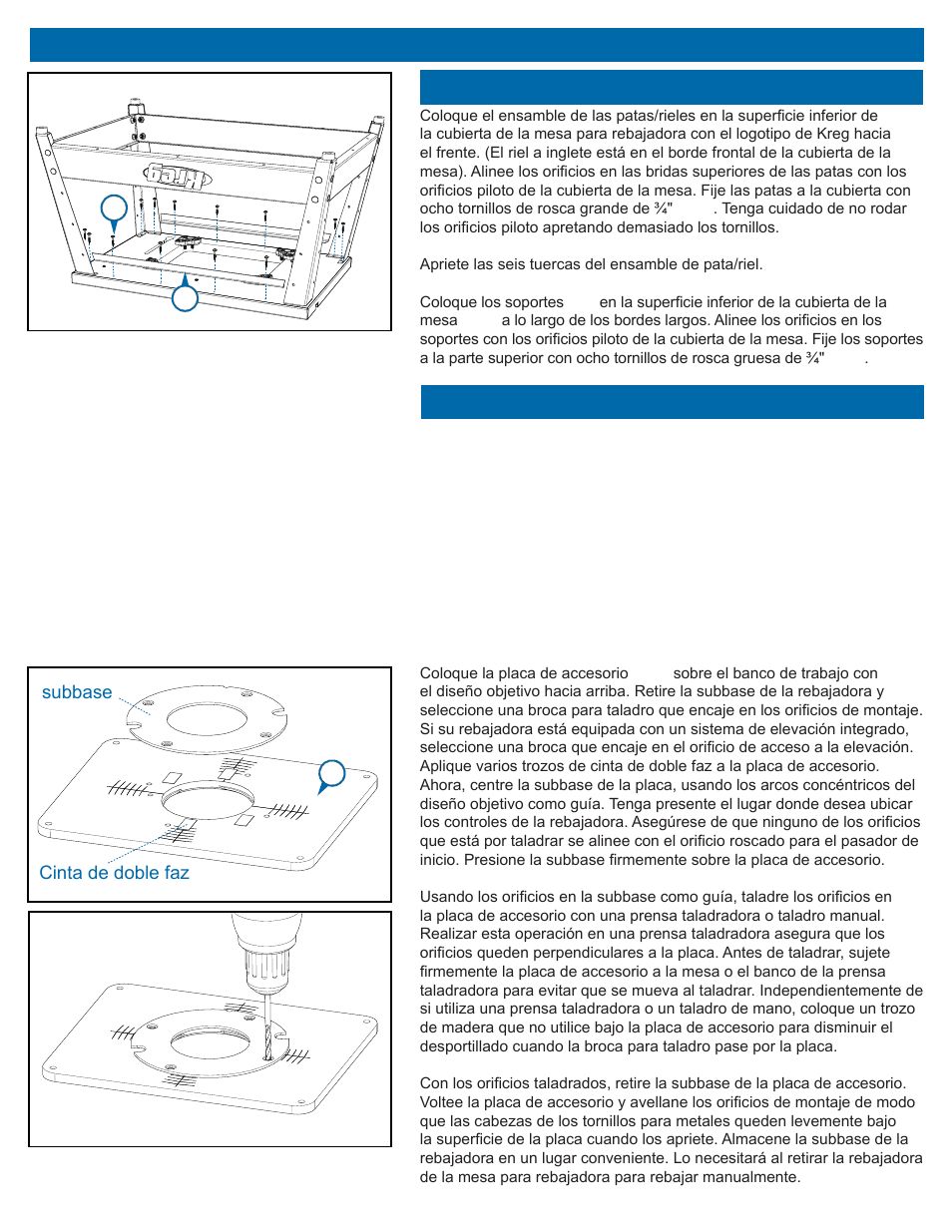 Kreg PRS2100 Precision Benchtop Router Table User Manual | Page 24 / 28