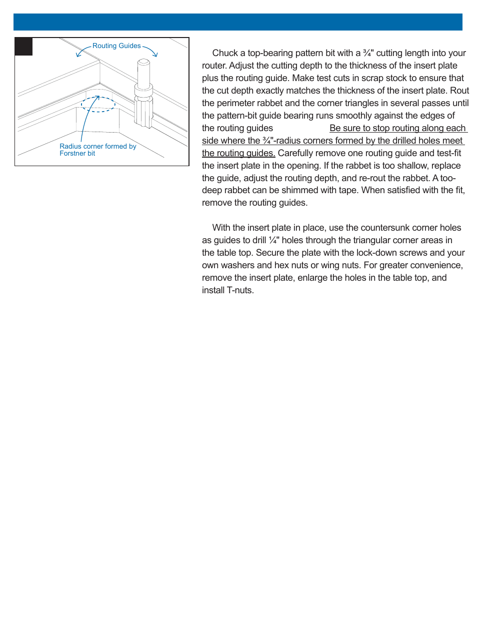 Precision insert plate installation | Kreg PRS3038 Precision Router Table Insert Plate - Undrilled User Manual | Page 4 / 24