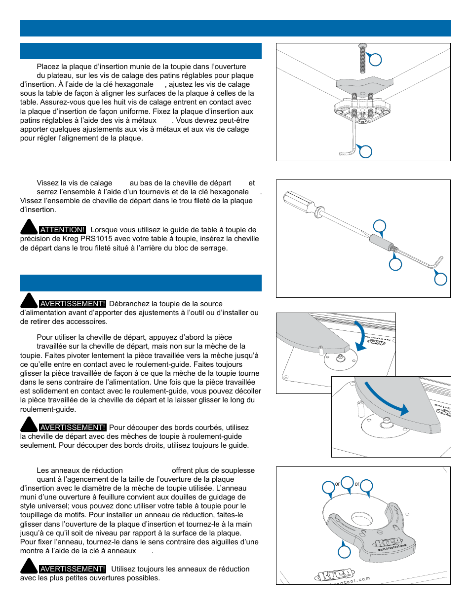 Kreg PRS1025 Precision Router Table Top User Manual | Page 13 / 20