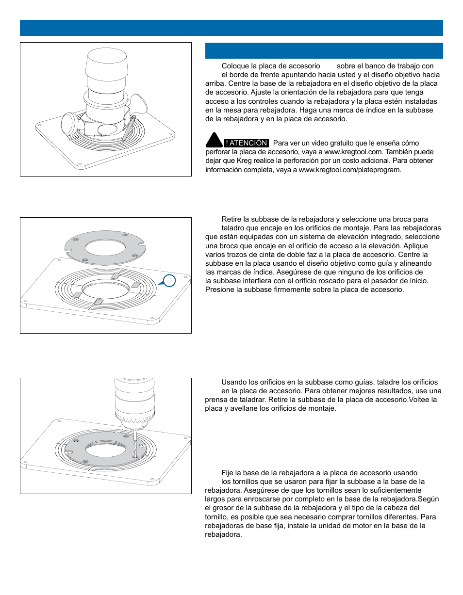 Kreg PRS1025 Precision Router Table Top User Manual | Page 18 / 20