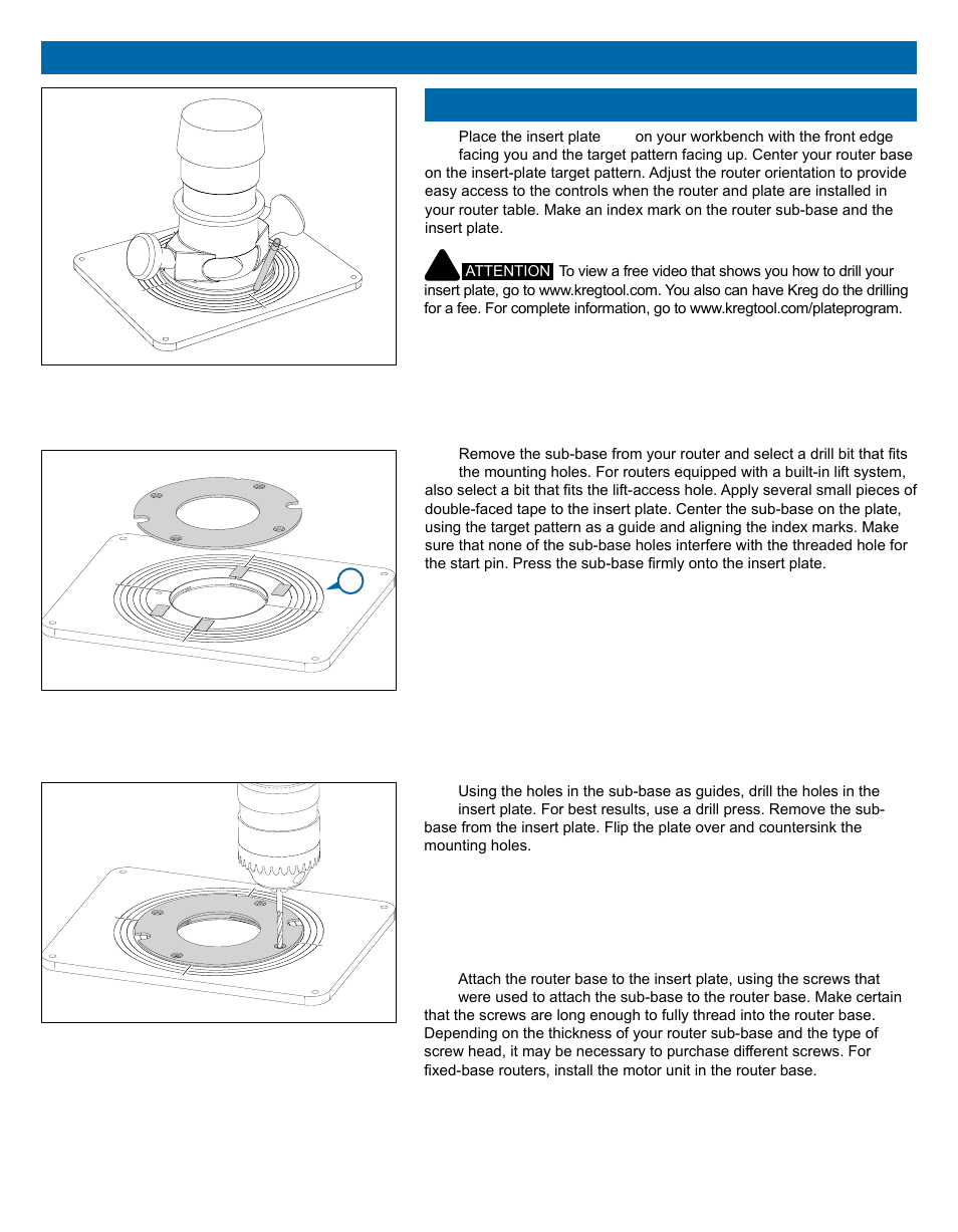Kreg PRS1025 Precision Router Table Top User Manual | Page 6 / 20