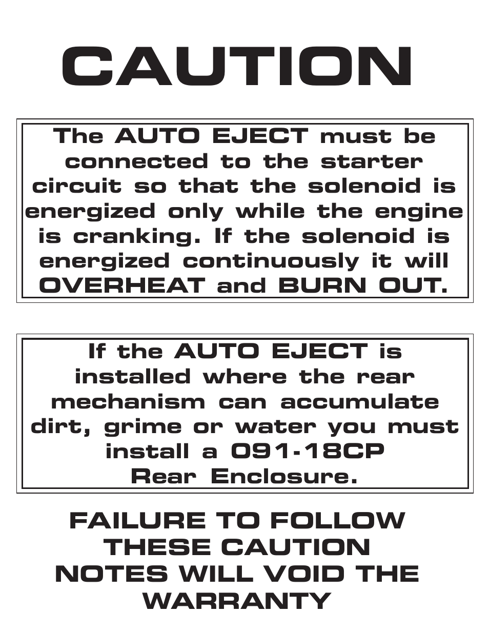 Caution | Kussmaul Electronics 091-20WP-120 User Manual | Page 2 / 5