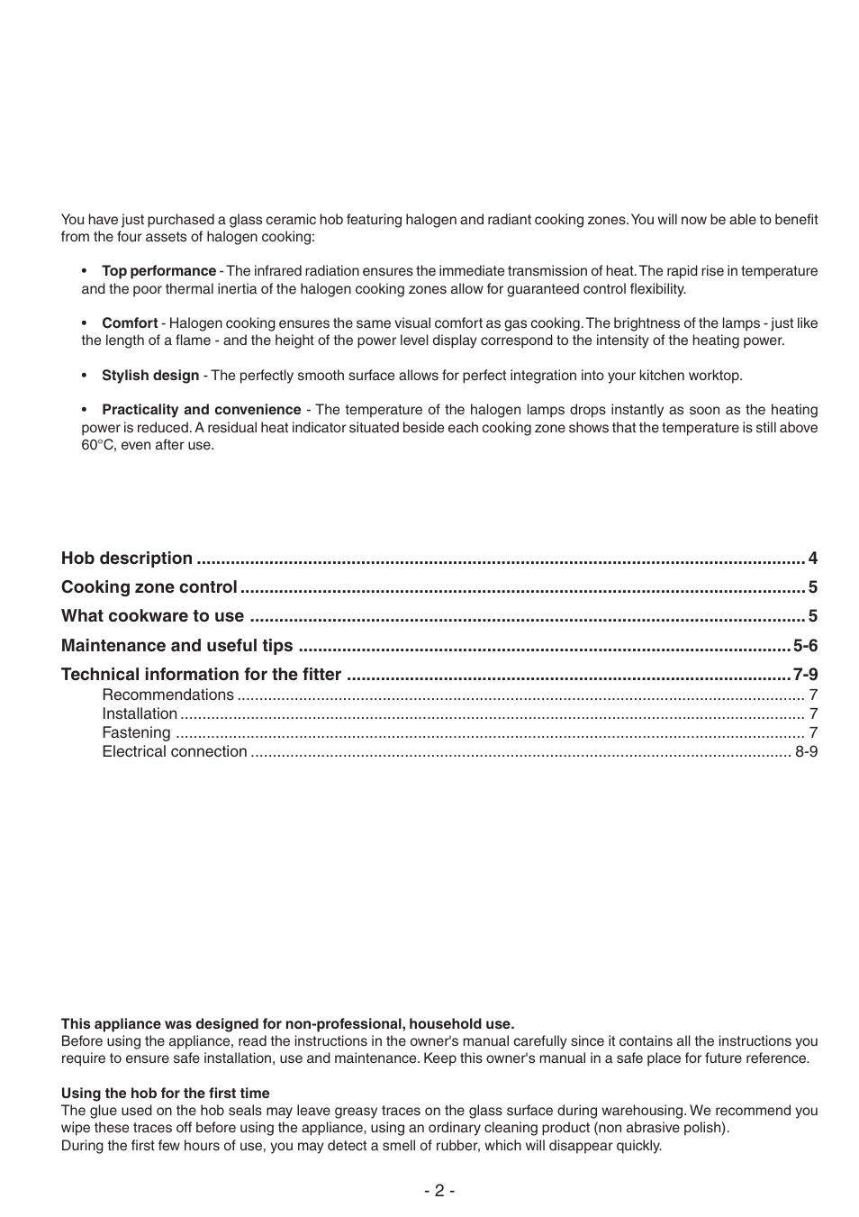 Creda S911E User Manual | Page 2 / 12