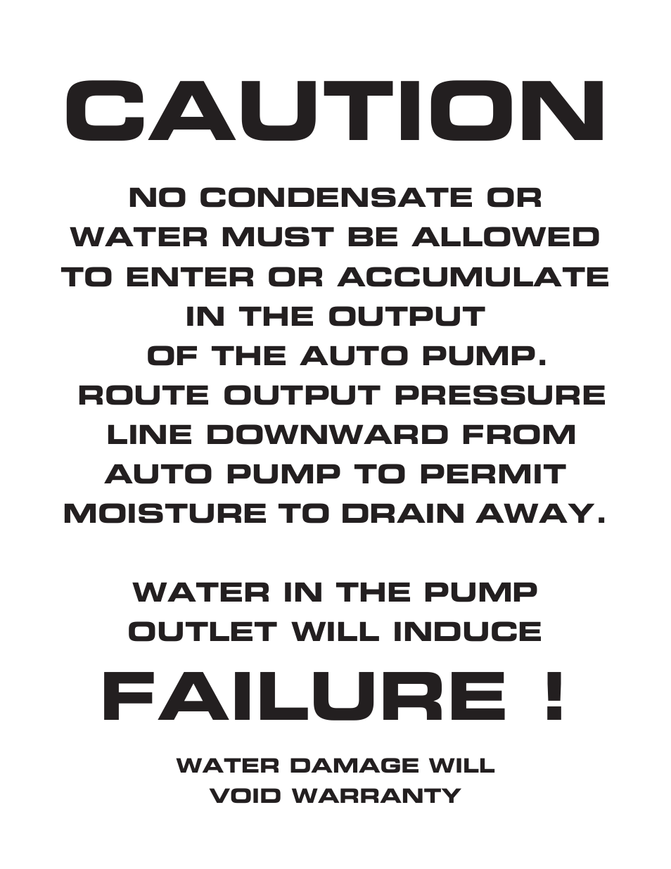 Caution, Failure | Kussmaul Electronics 091-9B-1 User Manual | Page 3 / 9