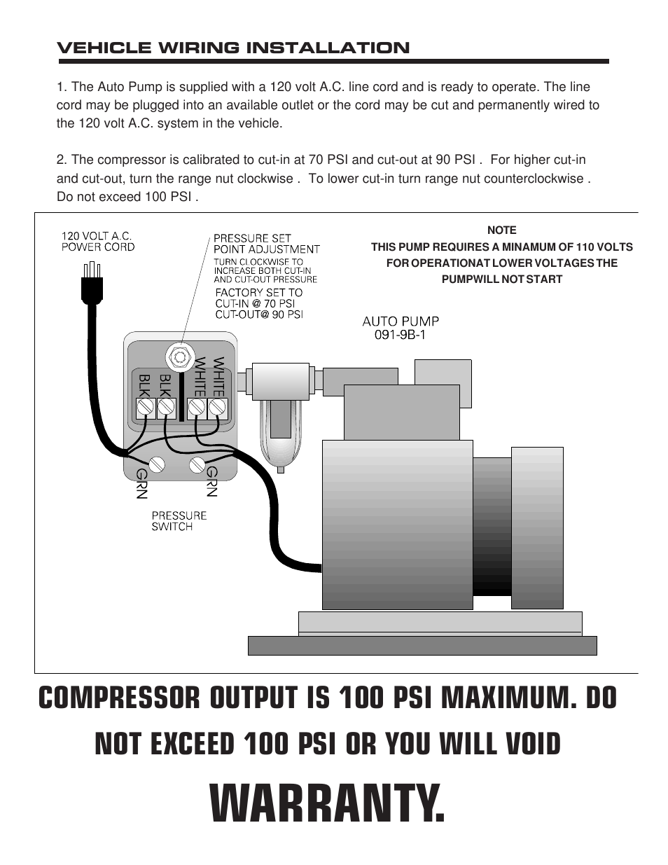 Warranty | Kussmaul Electronics 091-9B-1 User Manual | Page 5 / 9