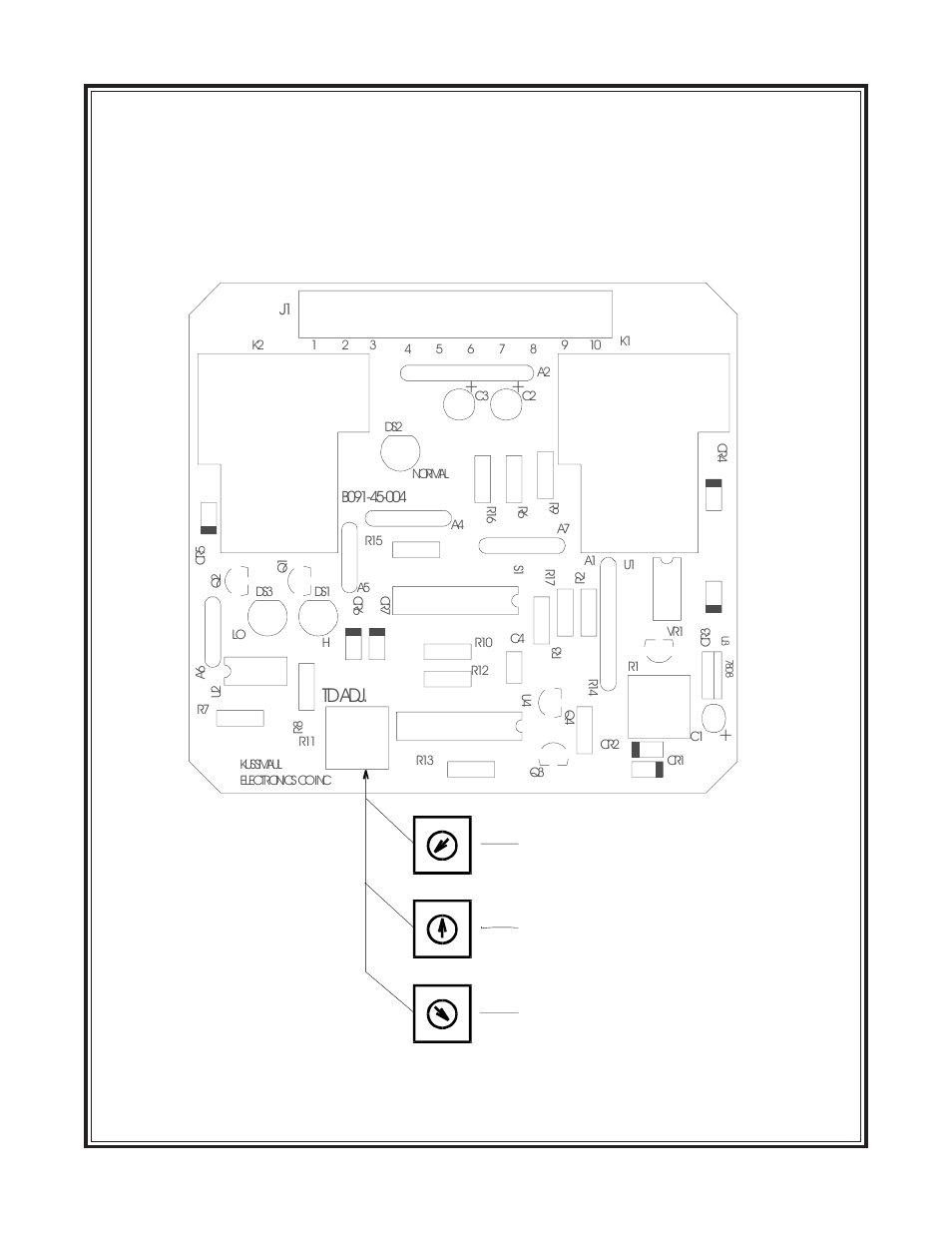Time delay adjustment, Figure 3, Td adj | Kussmaul Electronics 091-45 User Manual | Page 4 / 7