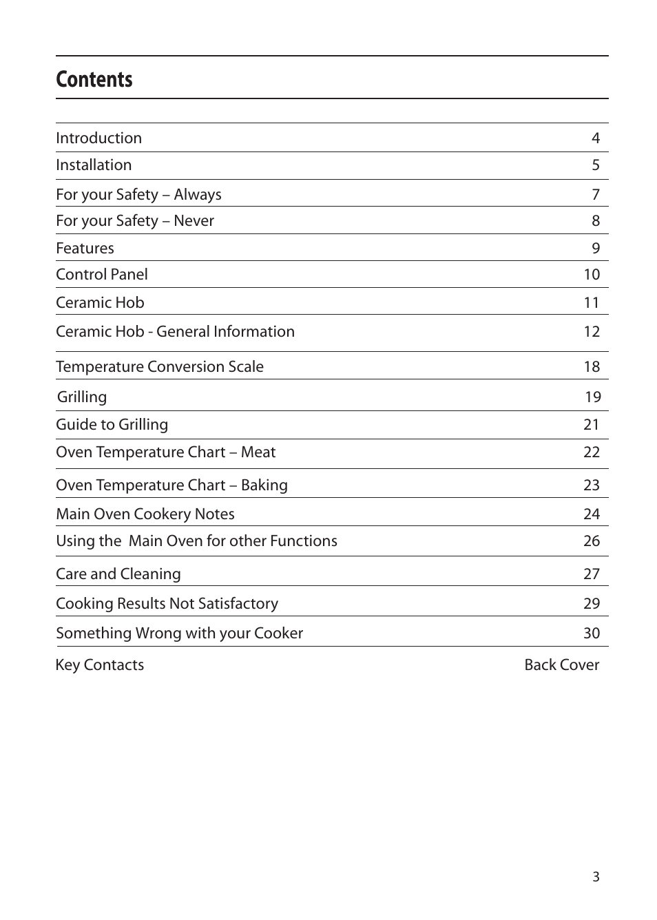 Creda X155E User Manual | Page 3 / 32