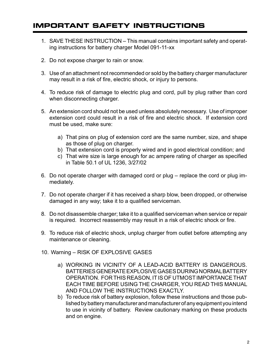 Kussmaul Electronics 091-11-12 User Manual | Page 2 / 10