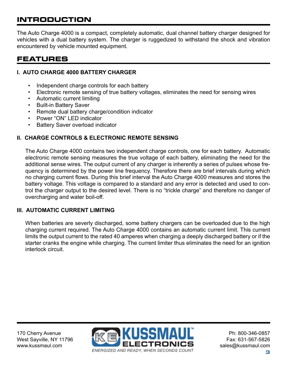 Kussmaul Electronics 091-89-12 User Manual | Page 3 / 8