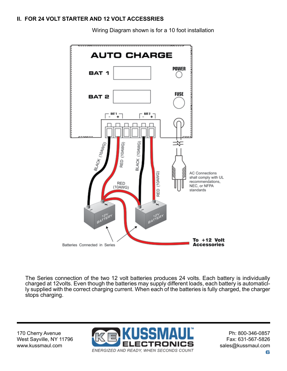 Kussmaul Electronics 091-145-12 User Manual | Page 6 / 8