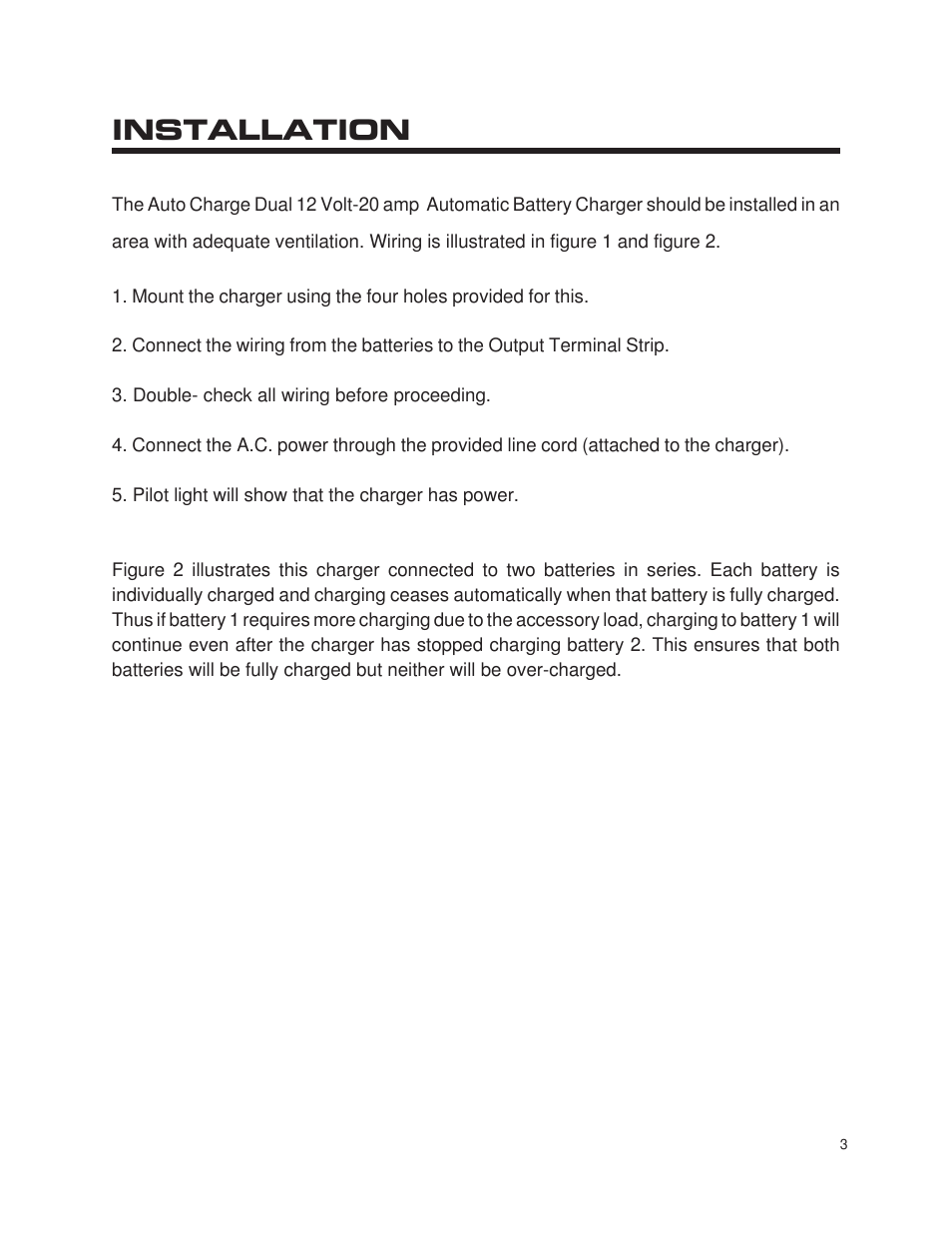 Installation | Kussmaul Electronics 091-145HO-12 User Manual | Page 3 / 7