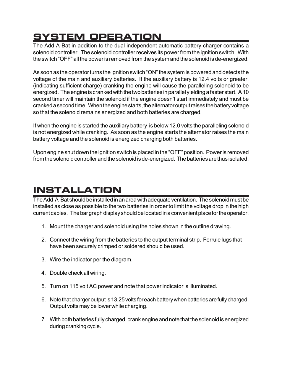 Installation, System operation | Kussmaul Electronics 091-171 User Manual | Page 4 / 8