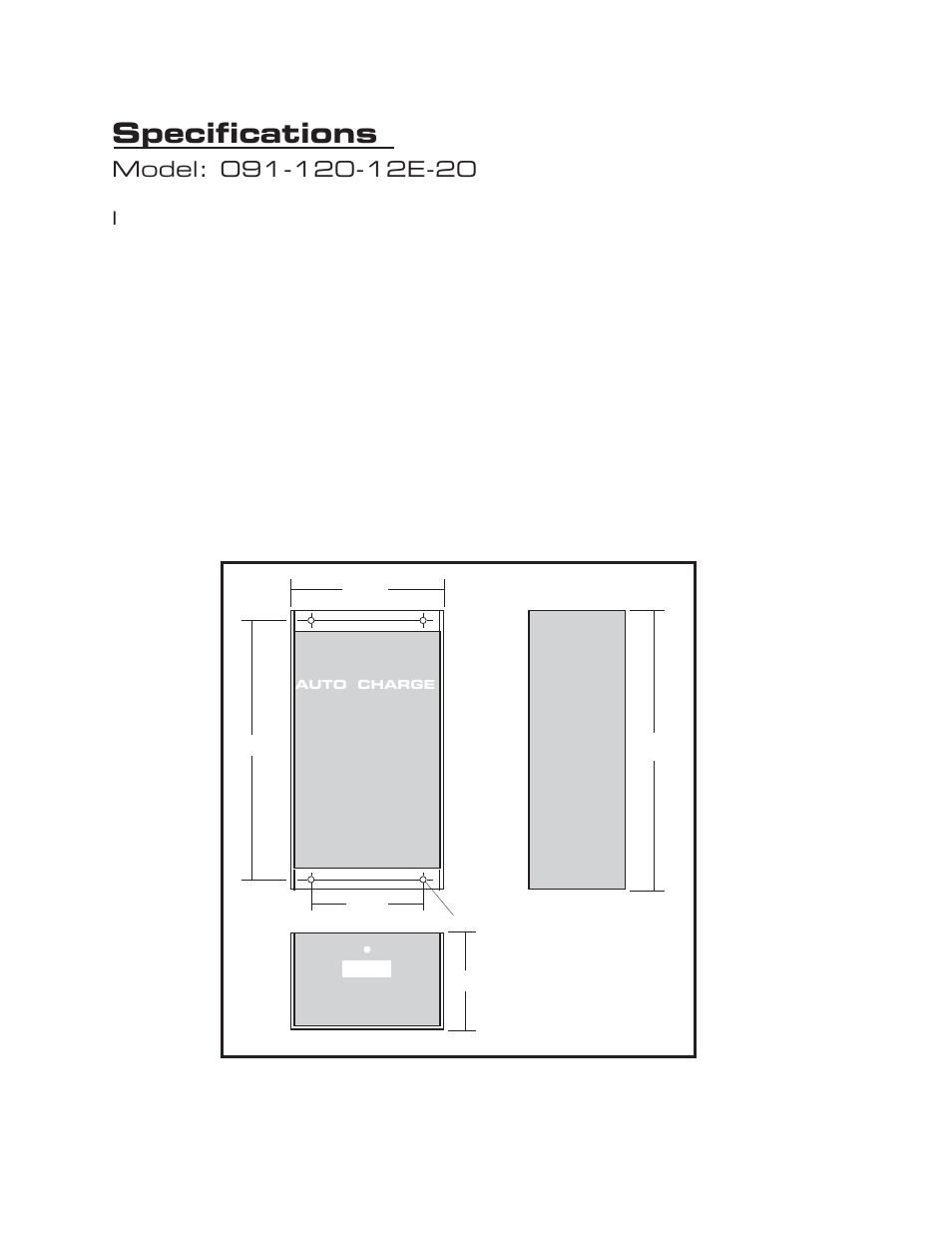 Specifications | Kussmaul Electronics 091-120-12E-20 User Manual | Page 6 / 7