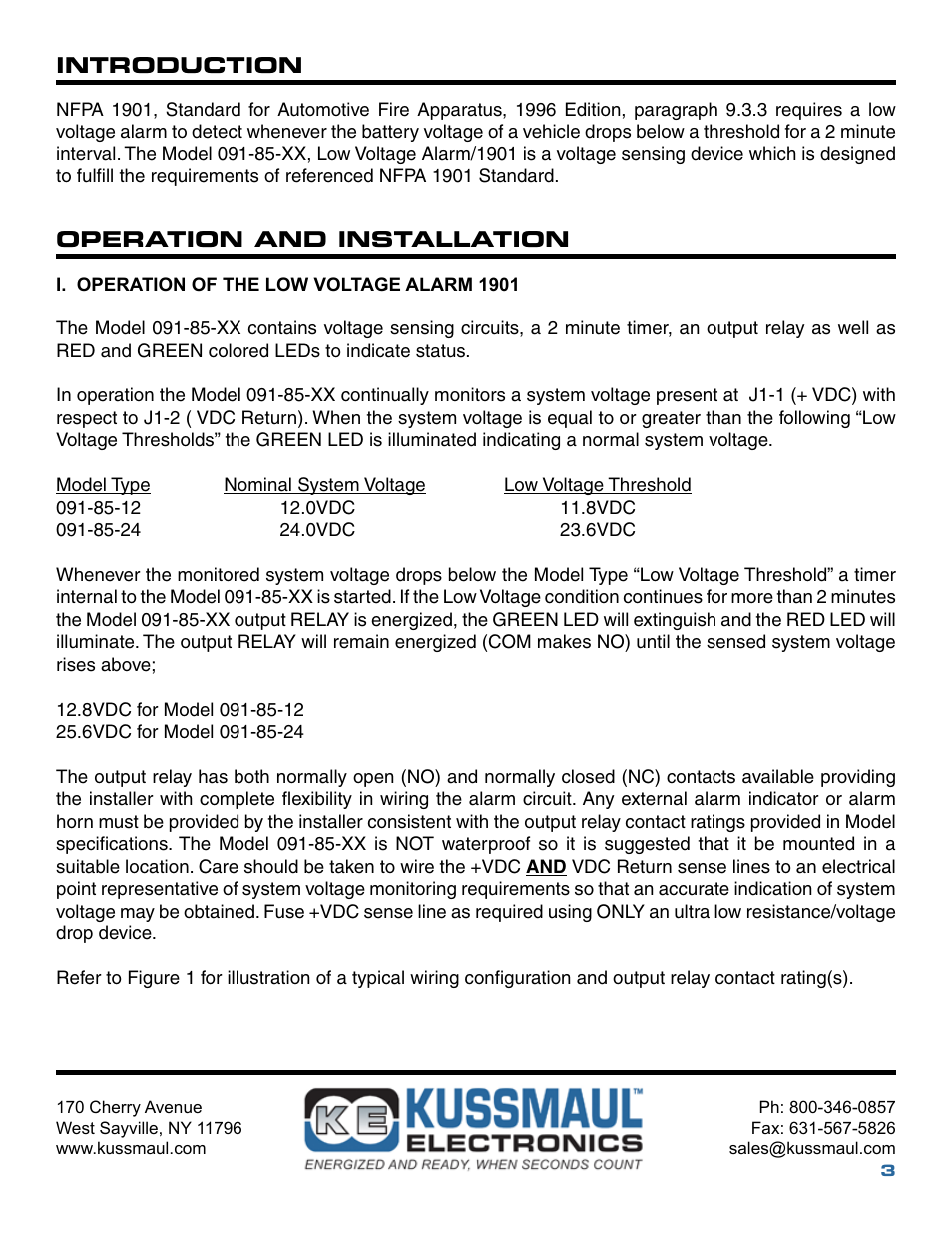Kussmaul Electronics 091-85-12 User Manual | Page 2 / 5