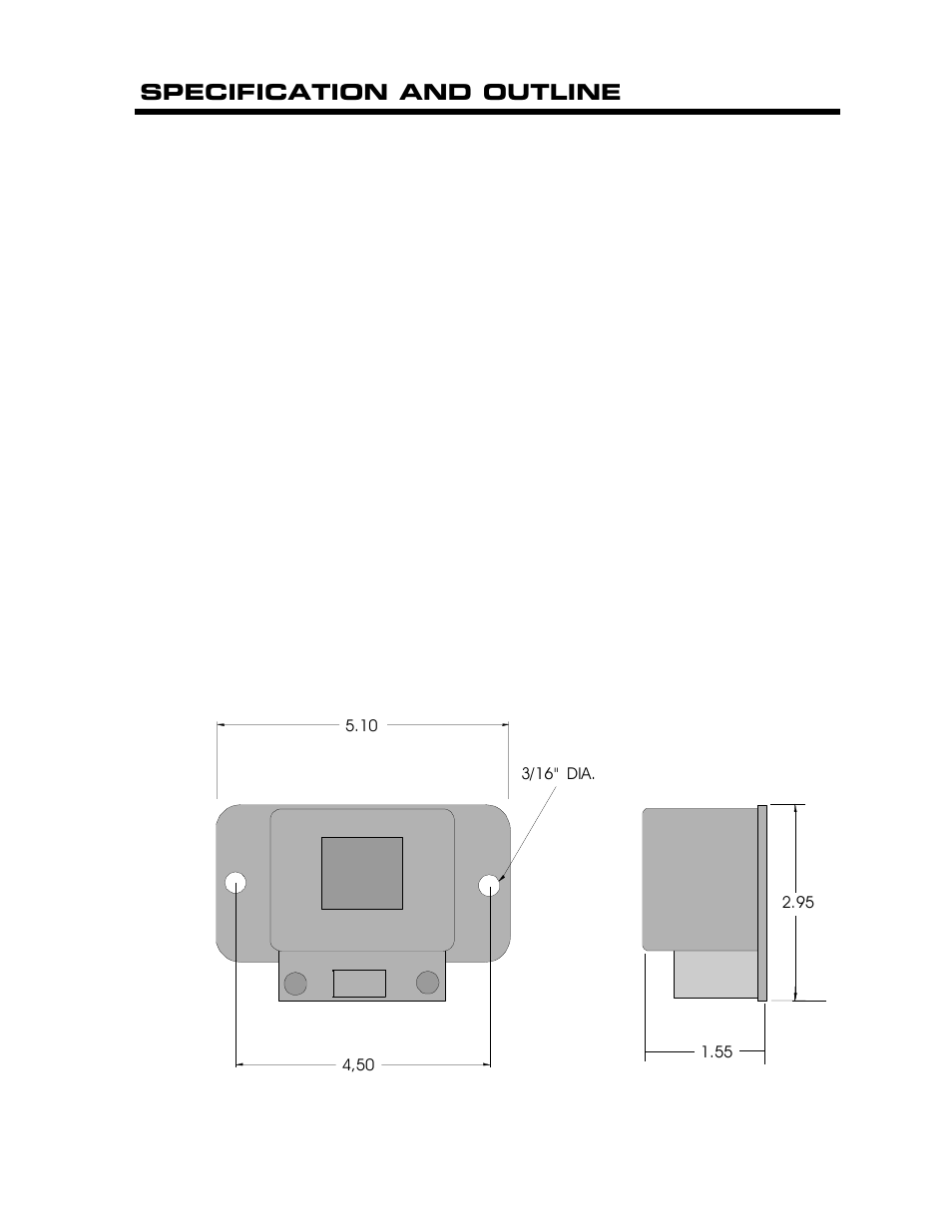 Outline, load manager p | Kussmaul Electronics 091-141 User Manual | Page 6 / 7