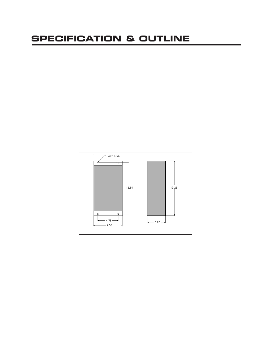 Specification & outline | Kussmaul Electronics 091-20/20 User Manual | Page 4 / 5