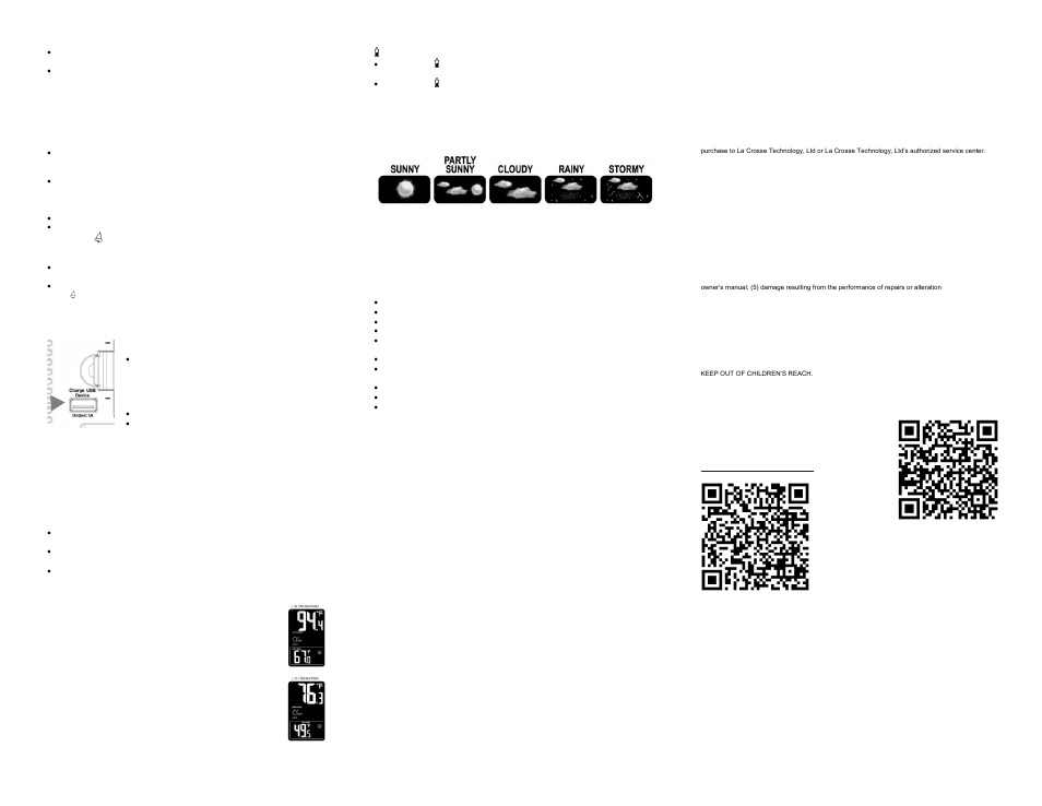 La Crosse Technology 308-145 User Manual | Page 2 / 2