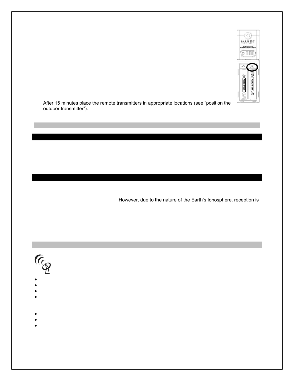 Channel scroll, Wwvb radio-controlled time, Wwvb reception icon | La Crosse Technology 308-146 User Manual | Page 10 / 13