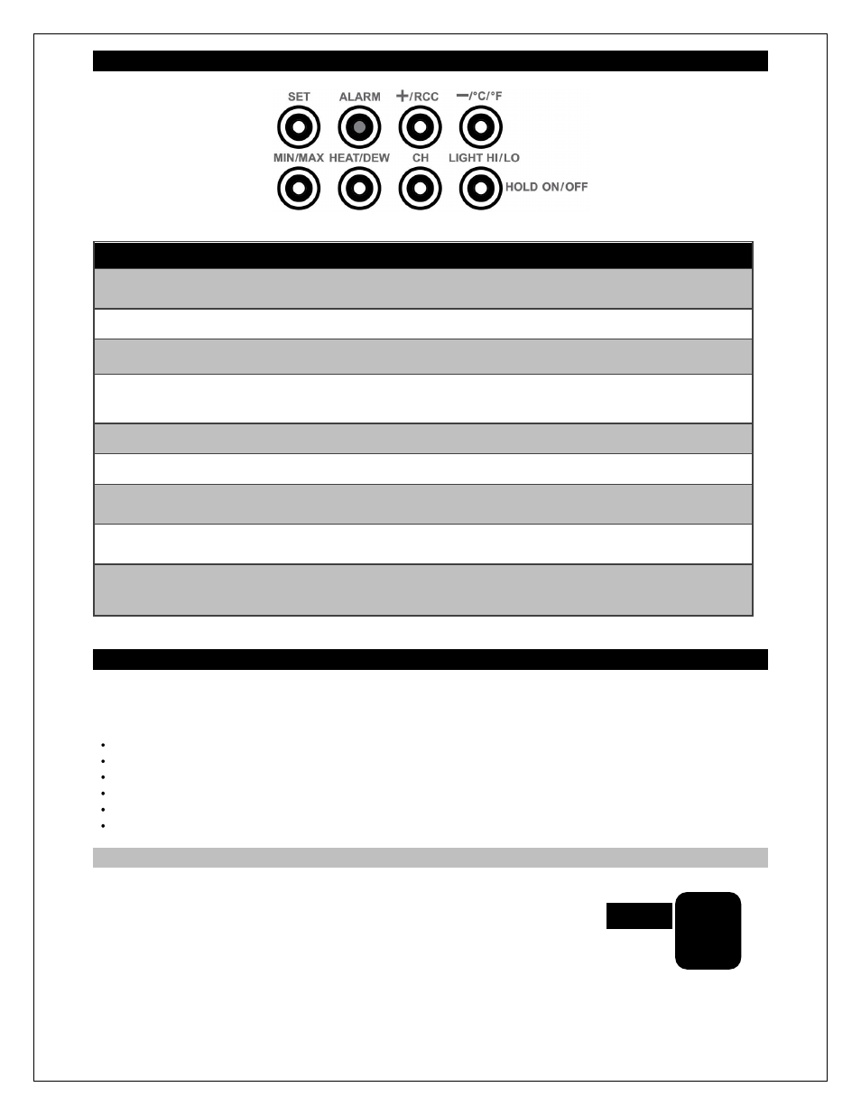 Function buttons, Program menu, Wwvb on/off | La Crosse Technology 308-146 User Manual | Page 5 / 13