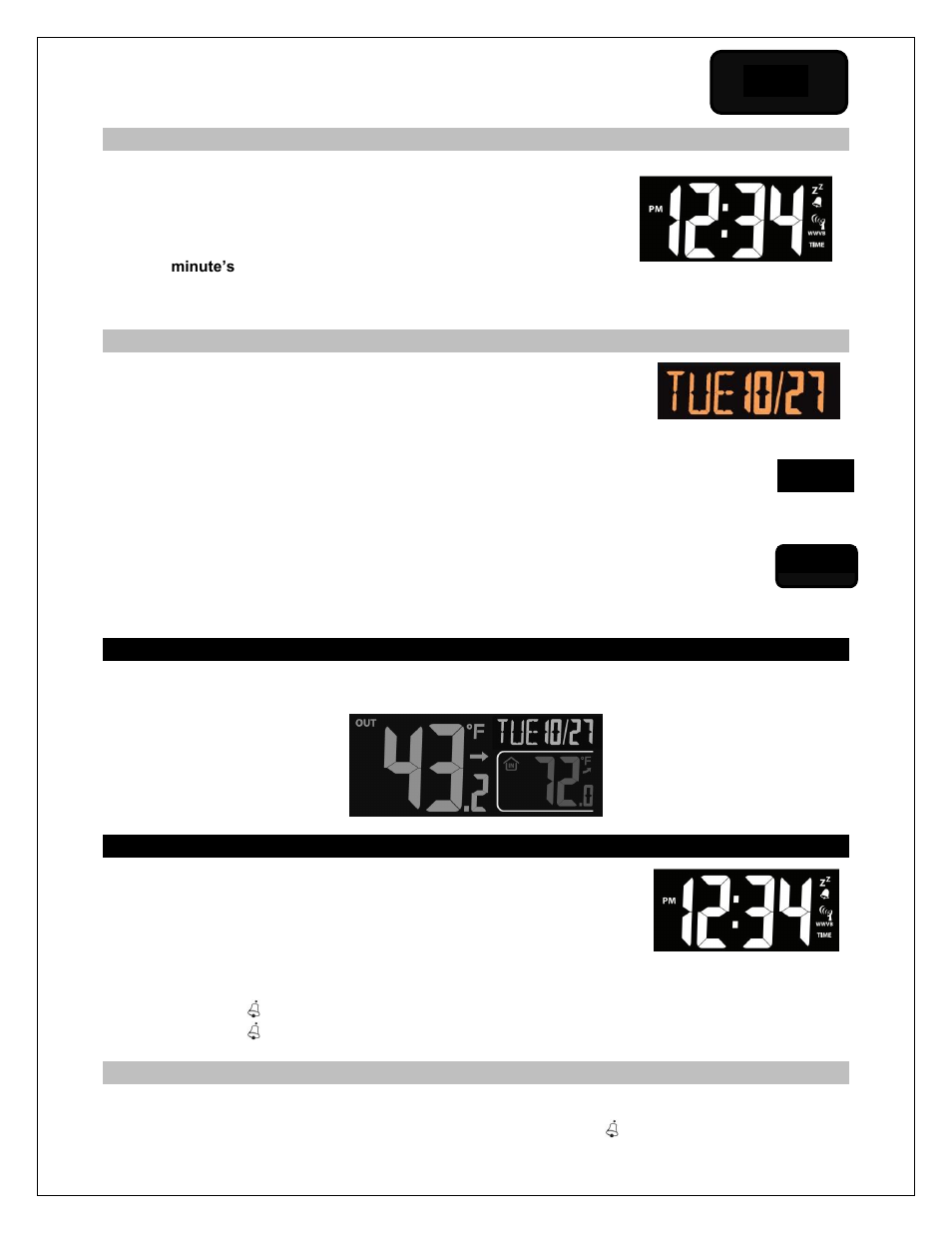 Set time, Set calendar, Fahrenheit/celsius | Alarm set, Deactivate alarm | La Crosse Technology 616-146 User Manual | Page 6 / 11