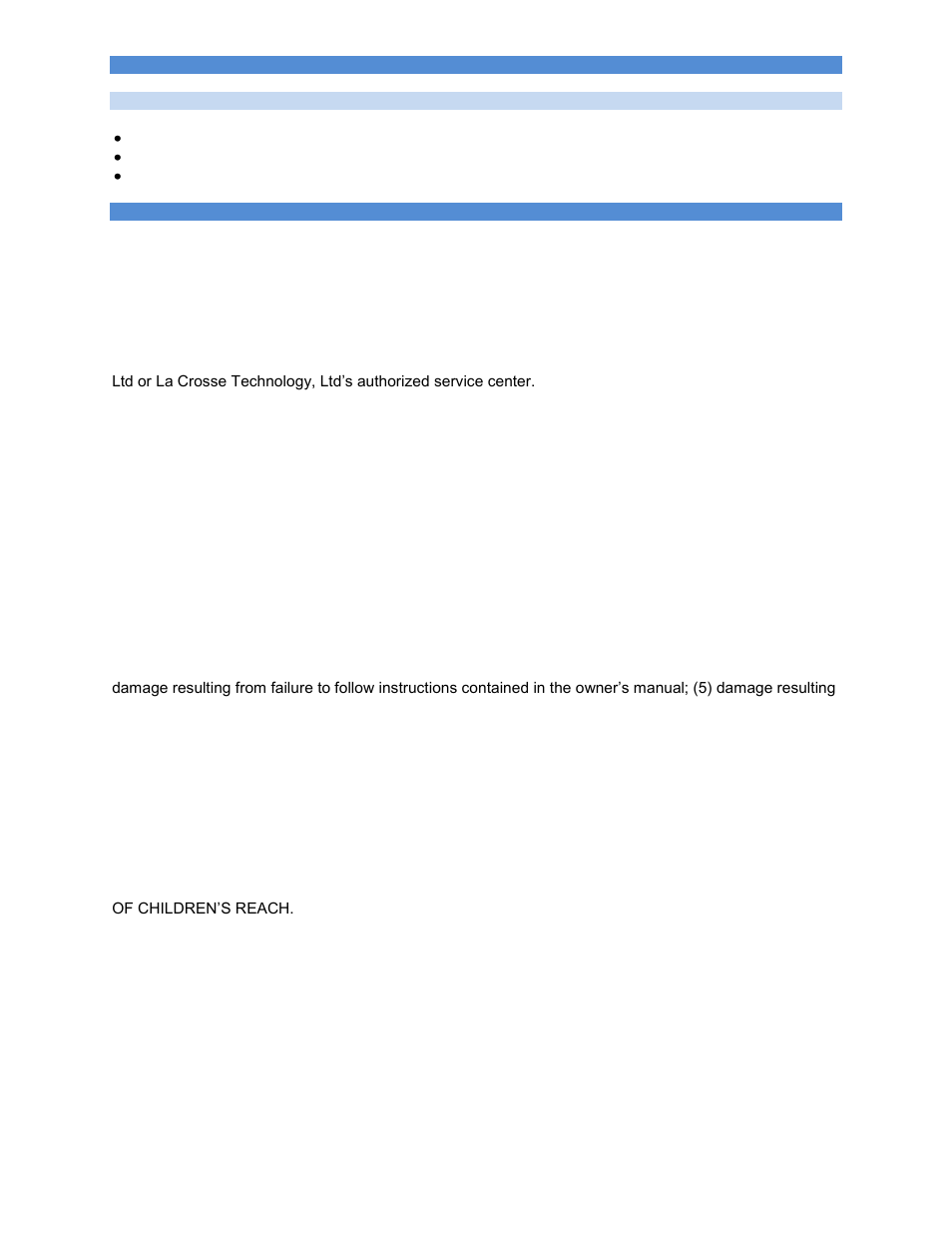 Accuracy, Indoor temperature, Warranty | La Crosse Technology 616-146a User Manual | Page 10 / 11