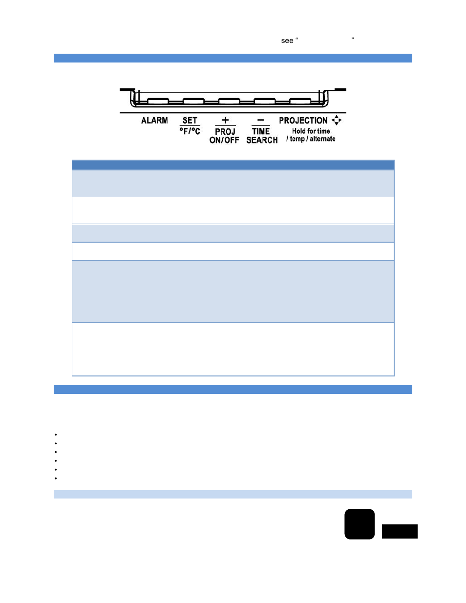 Function buttons, Program menu, Wwvb on/off | Snooze/light/hi/low/off (top) | La Crosse Technology 616-146a User Manual | Page 5 / 11