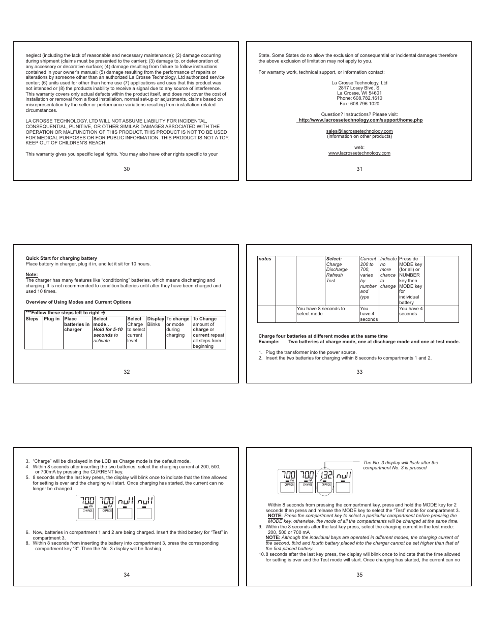 La Crosse Technology BC-700U User Manual | Page 6 / 8